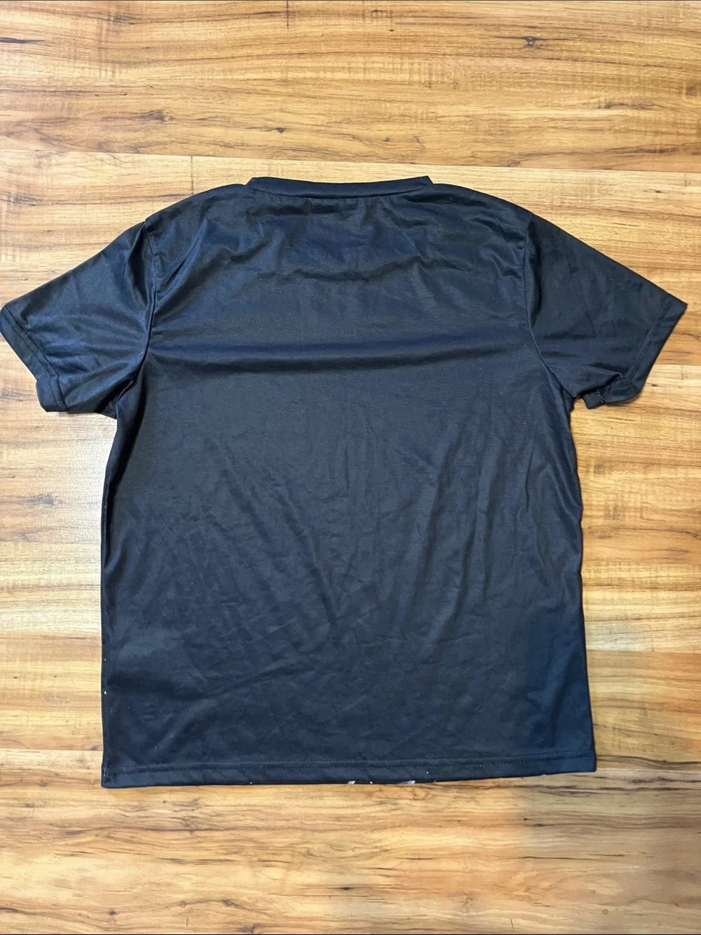 SHEIN Black Soccer 'SCORE!!!' Tee & Shorts Set Size 11-12 year old